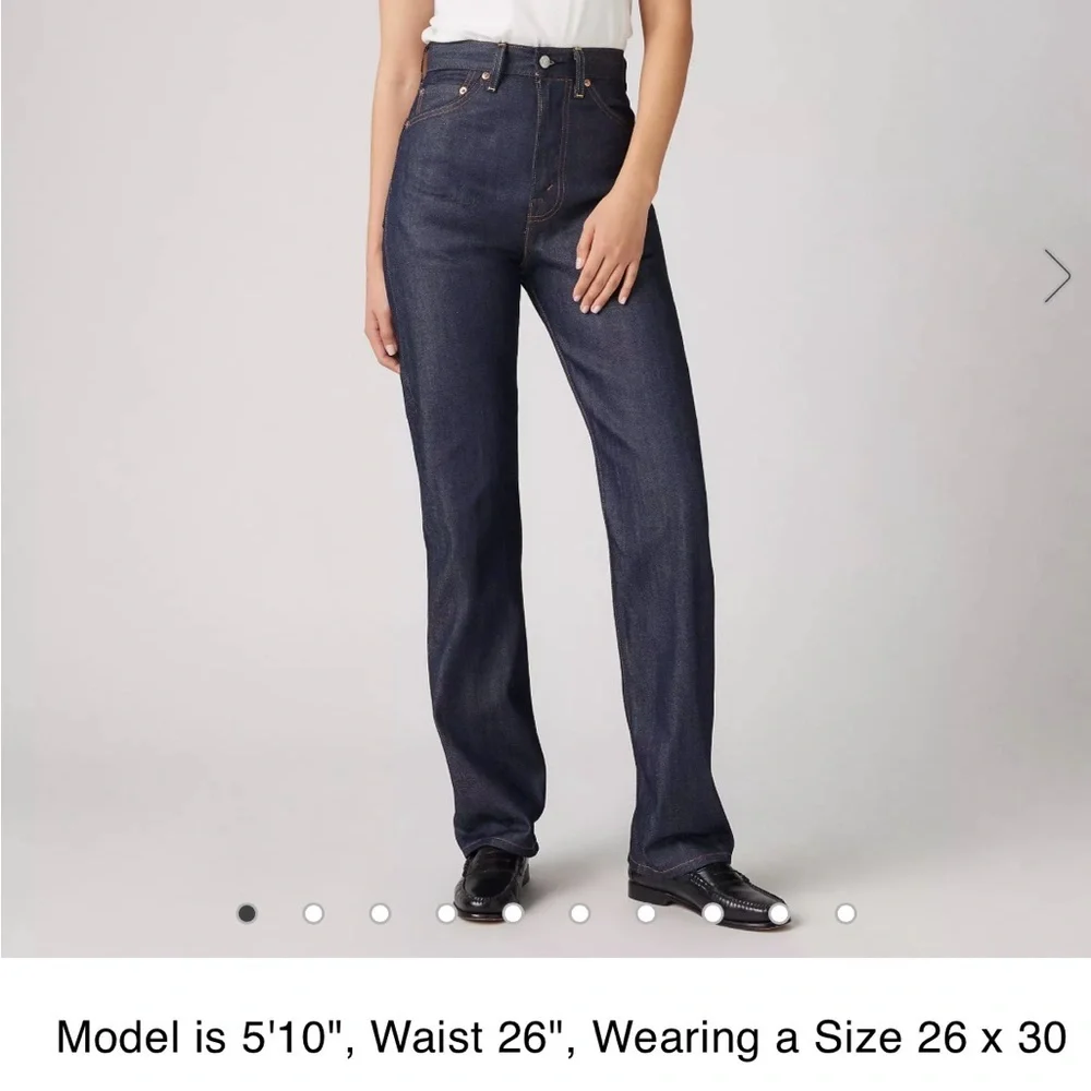 NWT Levi’s Vintage Clothing (LVC) 1950’s 701 Selvedge Jeans 30x30 - Picture 1 of 8